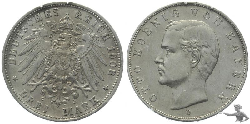 Bayern 3 Mark 1908